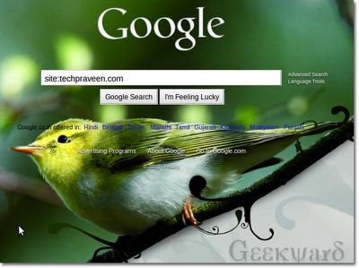 Google Homepage Background on For Geekyard Com And Set It As Google Home Page Background Images